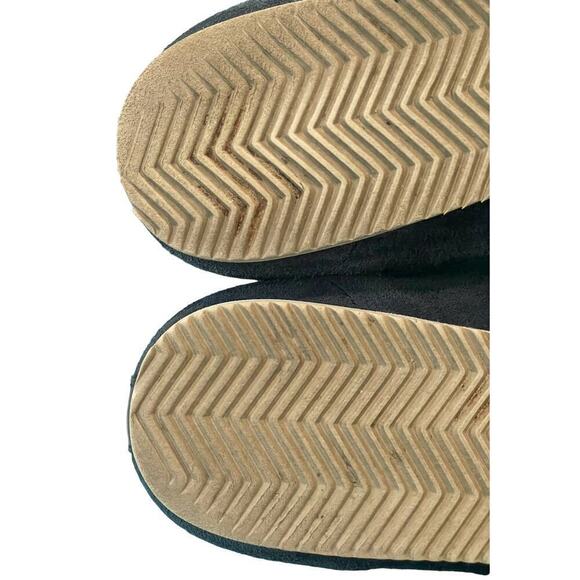 Tory Burch Murphey Blue Suede Logo Lace Up Sneakers Size 8.5 70s Track Sneakers - Picture 13 of 15